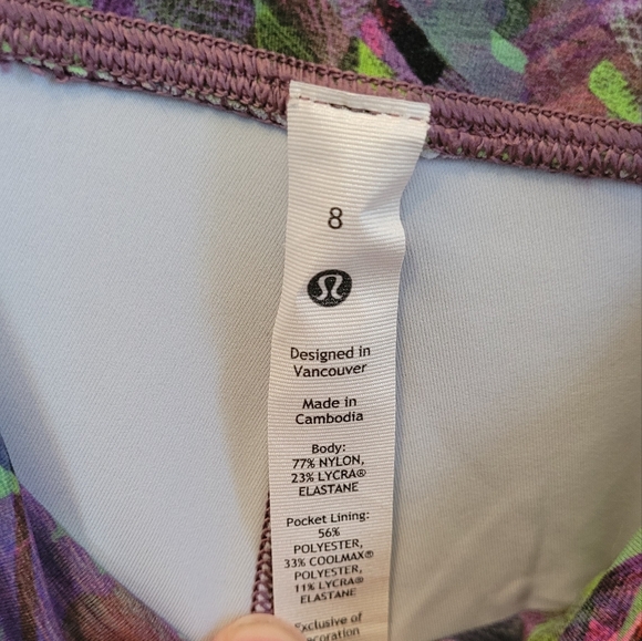 Lululemon wunder train high rise short 6" - Size 8 - Picture 4 of 6
